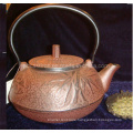 Hot Sale Cast Iron Teapot with Ss Strainer and Trivet/Cup Sets